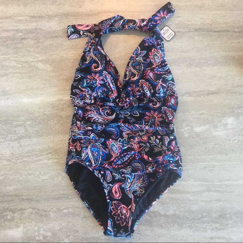 NWT Paisley/Floral Swimsuit